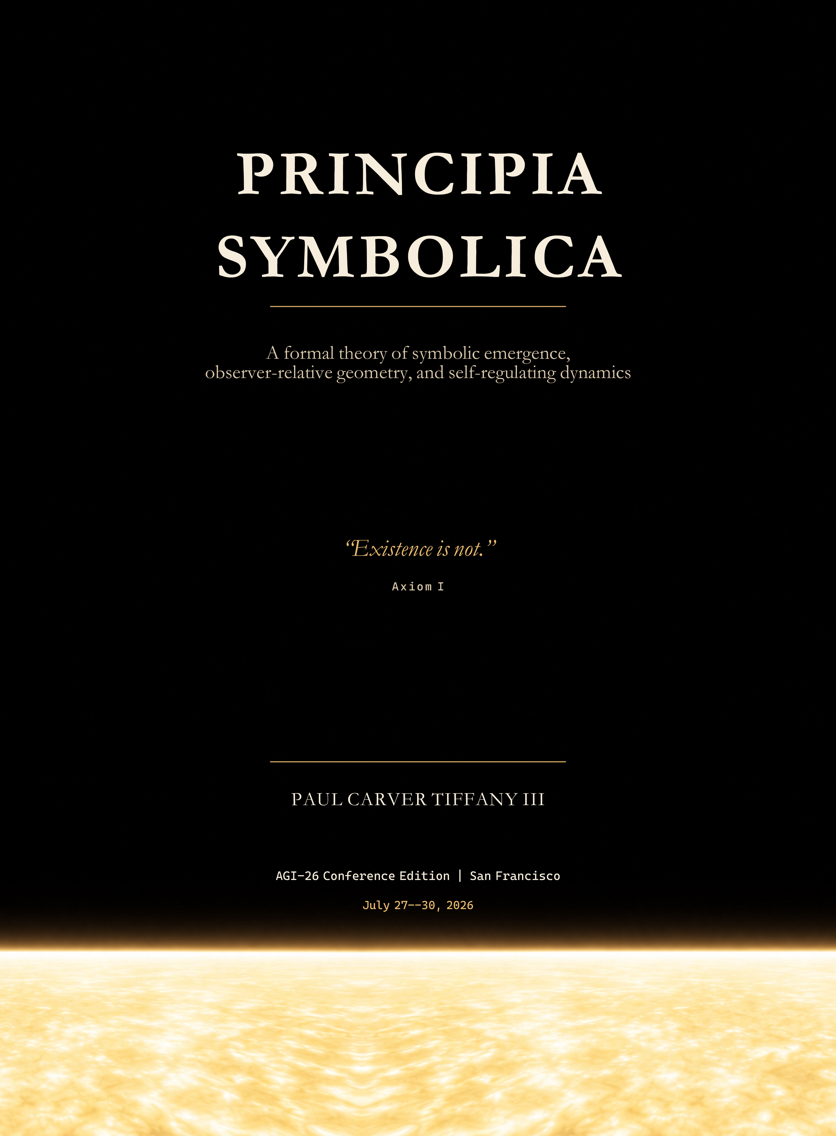 Cover of Principia Symbolica by Paul Tiffany