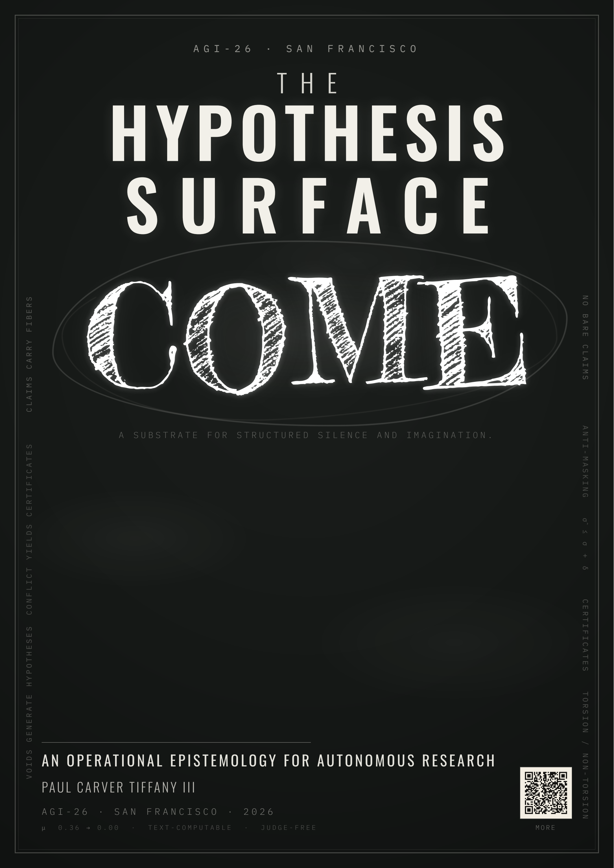 The Hypothesis Surface — AGI-26 poster